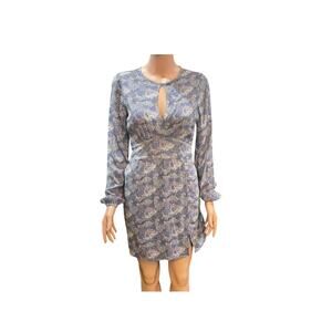 Abercrombie & Fitch Long Sleeve
Blue Floral Mini Dress Size XS